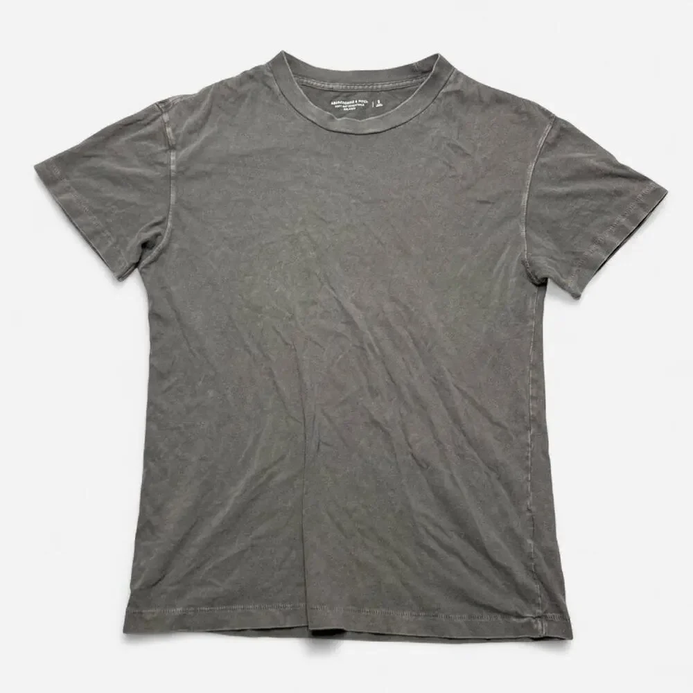 Abercrombie & Fitch Vintage Gray Washed T-Shirt Men’s Small - Picture 1 of 6